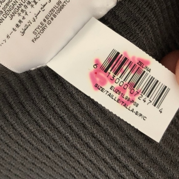 Herve Leger ZELINA Silver Metallic Mermaid Dress - Picture 7 of 8